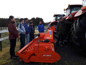 Some of the first intake of 20 at the SIT training course at Telford for those interested in learning for roles in rural contracting or farming. The courses are being supported with machinery and tutors from Rural Contractors NZ and its members. At right, tutor David Toole of Hughes Contracting.