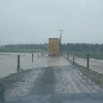 Flooding closes Southland roads 