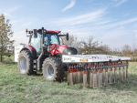 The tractor-based system allows for the effective control of unwanted vegetation.