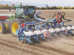 The Monosem Precision planter in action.