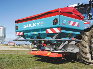 Sulky fertiliser spreaders offer mobile app