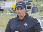 Lorraine Ferreira at the Northland Dairy Awards field day.