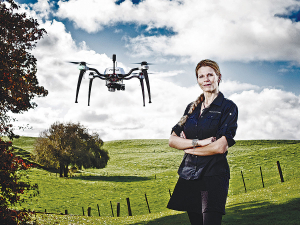 Linda Bulk, general manager at Aeronavics Ltd, says the company is currently working on technology to support agriculture, centred around time saving, soil and water management.
