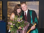 Young Farmer of the Year Matt Bell with fiancée Samantha.