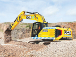 JCB's hydrogen-powered excavator.