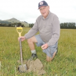 Championship host farmer Noel Sheat.