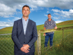 A composite image of Cameron Reed, ANZ New Zealand’s Business &amp; agri regional manager - provincial Southern