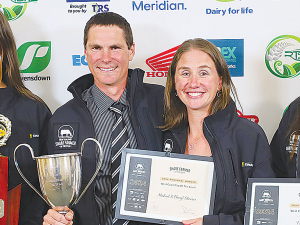 2024 West Coast/Top of the South Share Farmer of the Year award winners, Michael and Cheryl Shearer.