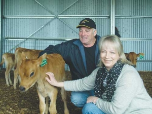 Trevor and Anthea Saunders say their aim is to be in the top 2% of Jersey herds in Australia, and an efficient calf-rearing program is an essential part of that.