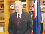 New Zealand First leader Winston Peters.