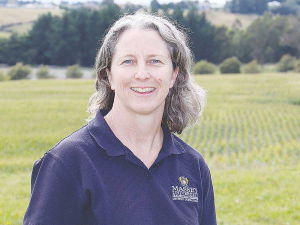 Senior research officer at Massey&#039;s School of Agriculture and Environmental Lucy Burkitt.