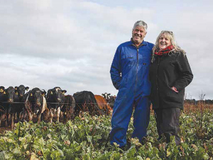 Southland farmers Ewen and Diane Mathieson have experience in wintering well to protect their stock and the environment.