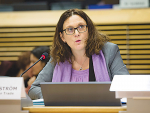 EU Trade Commissioner Cecilia Malmstrom is heading to NZ next month.