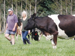 Canterbury farmers Brent and Sharon Trafford.