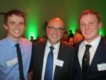 Fraser Dymond, Prof. Peter Kemp and Chris Poole.