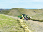 Hustler has used farmer feedback to develop the cradle shape of their Unrolla range bale unrollers.