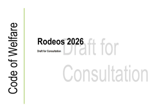 Rodeo Code of Welfare Review: Have Your Say by 9 December