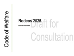 Rodeo Code of Welfare Review: Have Your Say by 9 December
