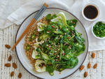 Two standout recipes — Easy Asian Greens and Asian Greens Stir Fry - hero bok choy.
