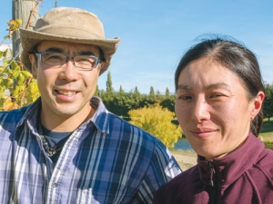Yoshi and Kyoko Sato, drawn to New Zealand by Central Otago Pinot Noir.