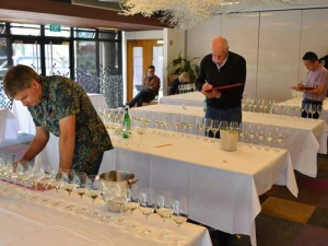 Wine judging, 2014.