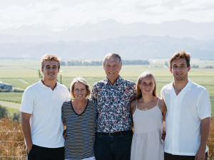 From left, Max, Amanda, Bryan, Amy and Henry