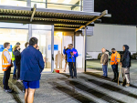 Dan Hauraki, Pari Walker and Opania George at the new site.