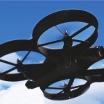 UAV (drone) in operation.