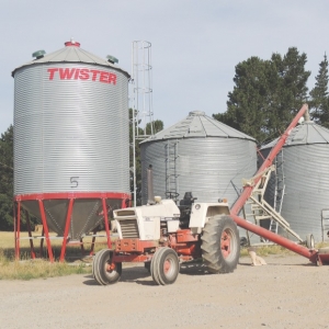 Start cooling grain from intake