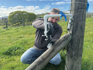 Dr Mark Krasnow with a spore trap