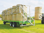 Joskin’s bale trailer.