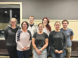 SIDE organising committe left to right - Megan Thomas, Annalize du Plessis, Elliot Cleland, Emma Hammond, Amy Johnston, Jess Goodwright, Ollie Badcock Absent: Clare Officer, Toria Cummings, Guy Michaels.