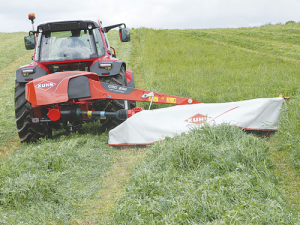 Kuhn’s new GMD lift control disc mower.