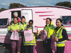The Breast Cancer Foundation needs to raise $600,000 to fund a new Pink Caravan used for early detection education in rural areas.