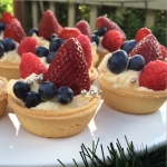 Berry mascarpone tarts