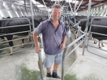 Randal Inch, North Canterbury, enjoys milking a small herd.
