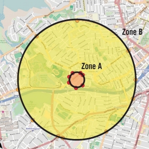 Map of the area under investigation.