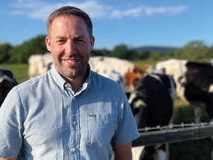 Joe Hardman, stockfood sales manager for J Swap Stockfoods.