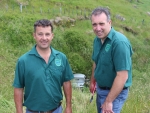 Isaacs Electrical directors Gavin Streeter and Shane Heaton.