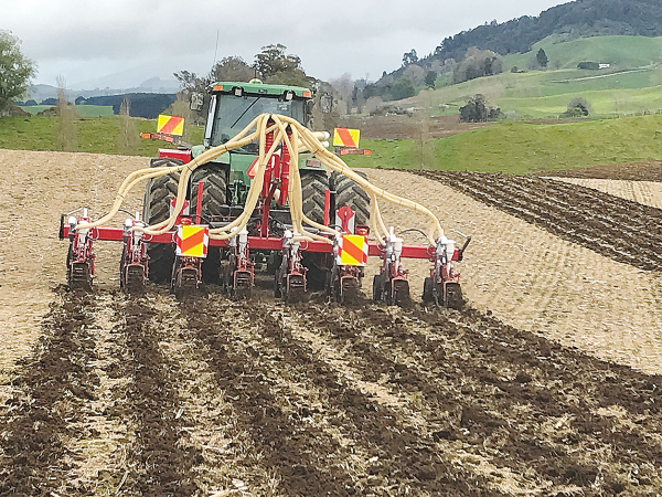 Tim Fookes says the change to strip till cultivation and establishment of their maize crops has led to benefits around time, fuel saving, soil erosion, ground stability, increased fertility and soil moisture retention.