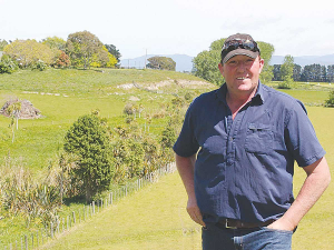 Wairarapa farmer Rob Dick on his Eastbro property. Photo Courtesy of the NZ Farm Environmental Trust.