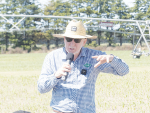 FAR&#039;s David Densley discusses his work into maize yields for South Island conditions, during the FAR CROPS 2022 event at Chertsey.