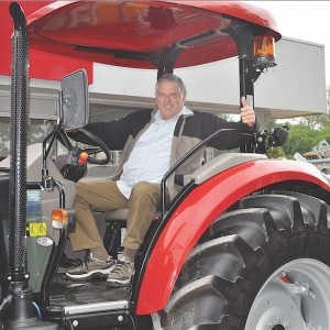 Allan McDonald with his prize.