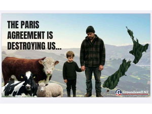 Groundswell NZ ramps up ‘Quit Paris’ campaign against climate accord