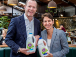 Fonterra&#039;s Grant Watson (left) and a2 Milk Company managing director Jayne Hrdlicka.