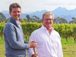 Jackson Estate Directors Jeff Hart (left) and John Benton at the site of the soon to be built new winery and cellar door.