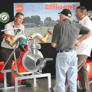 The annual Effluent Expo attracted over 50 exhibitors.