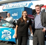 First Fonterra milk packs head south