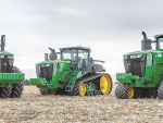 JD's MY22 9 Series line-up includes the wheeled 9R, twin-track 9RT and the four-track 9RX.