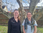 Perrin Ag’s Carla Muller and Rachel Durie who are leading the project.